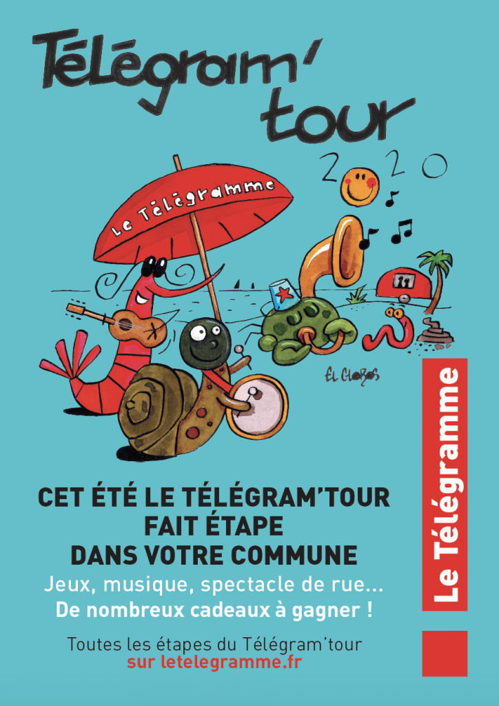 Le Télégram'Tour coordonné par Rivacom Events, l'agence de communication événementielle bretonne