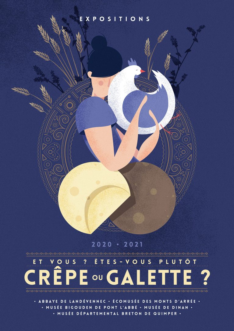 Crêpe ou galette expositions - Rivacom agence communication bretonne