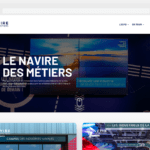 Le site web du Navire des Métiers, le nouvel outil du Campus des Industries Navales développé par Rivacom