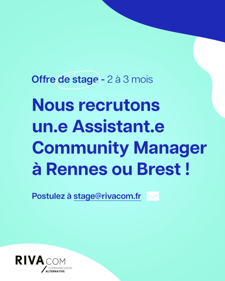 Stage Community Manager Rennes Brest