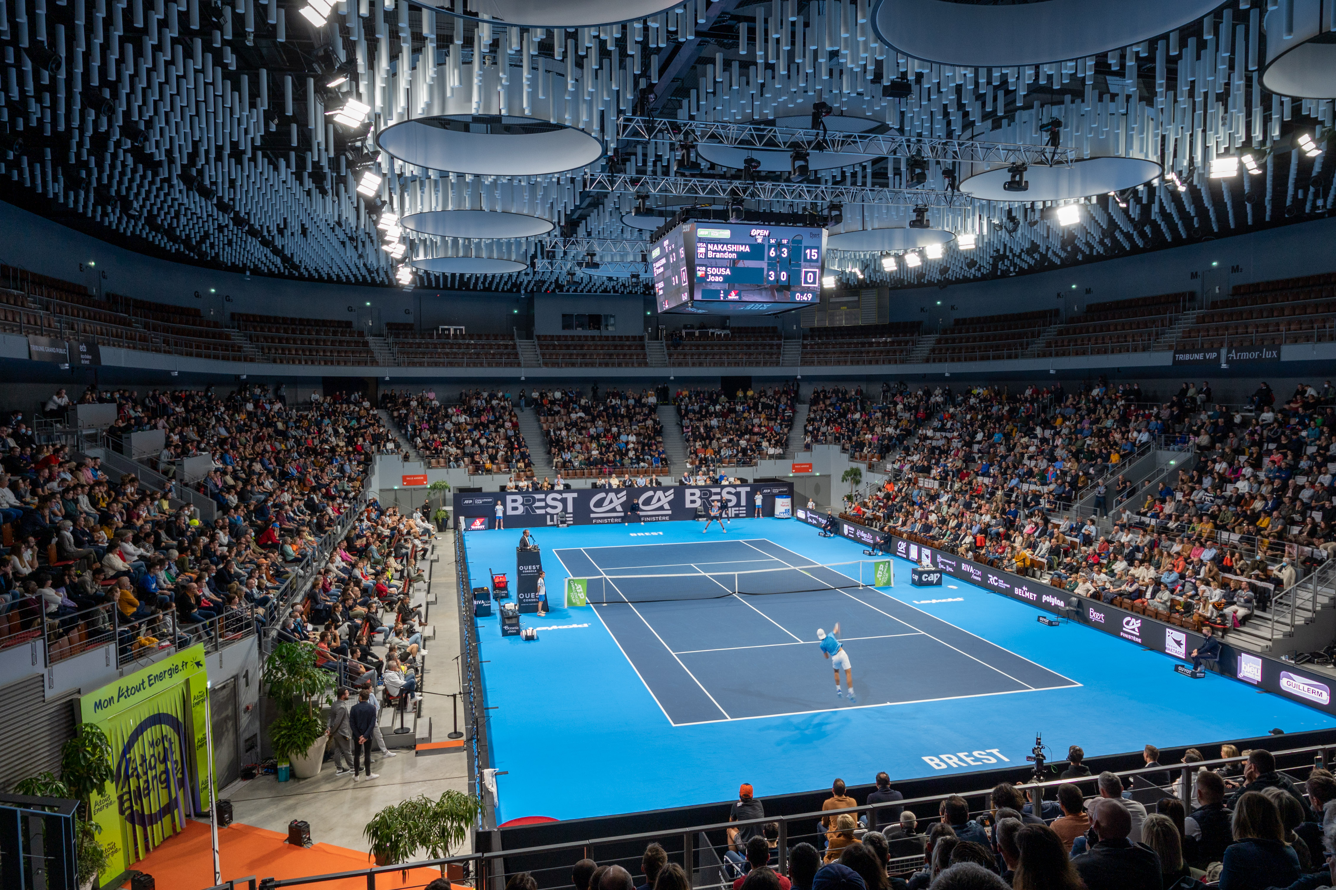 Lire la suite à propos de l’article Open Brest – Crédit Agricole : le tennis revient à Brest du 24 au 30 octobre à la Brest Arena !